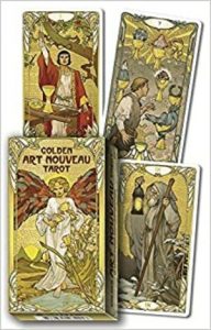 Golden Art Nouveau Tarot Cards